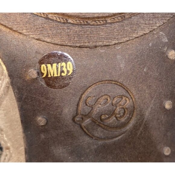 Lucky Brand Eleanor Taupe Suede leather Ankle Boots Embroidered Detail Stacked 9 - Picture 11 of 13